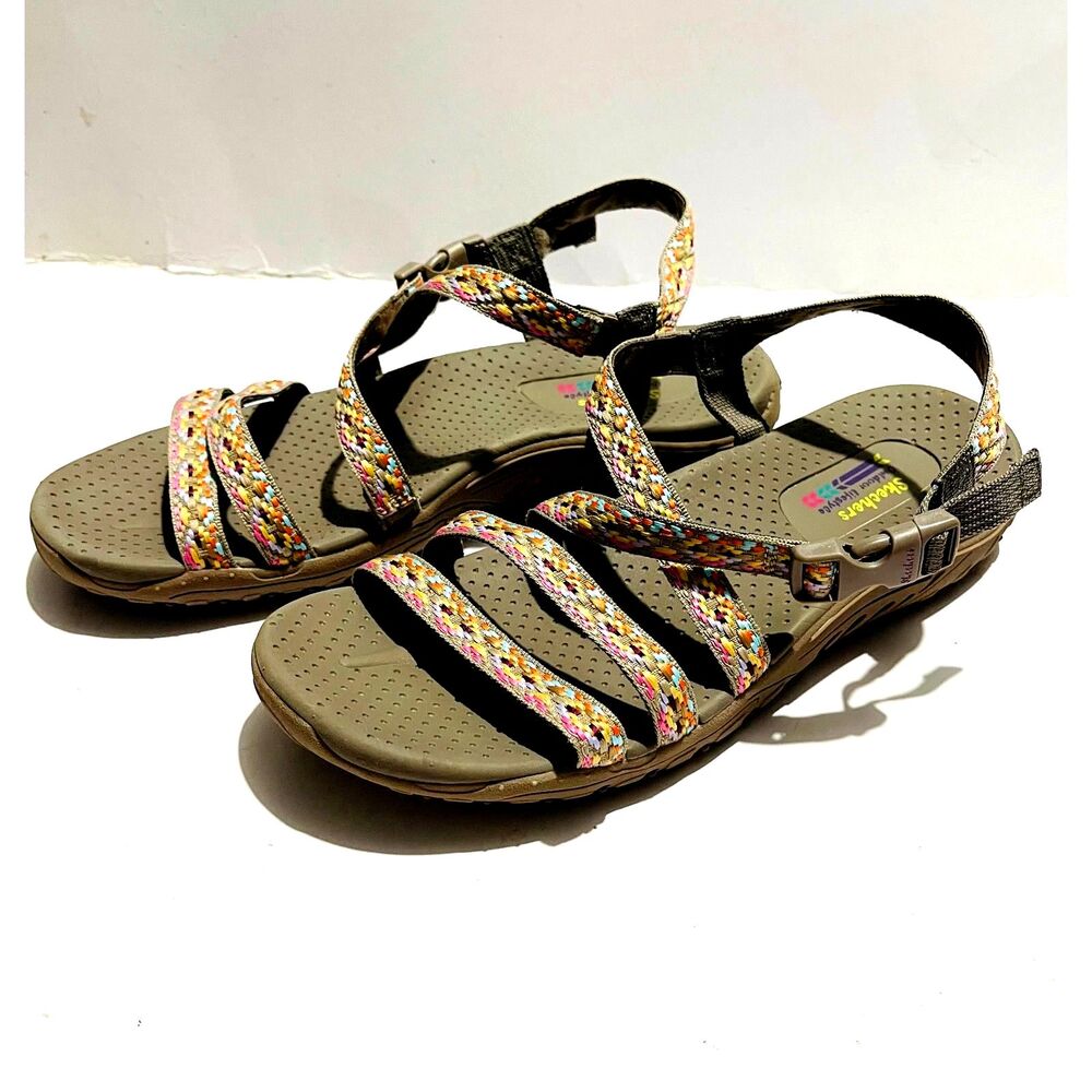 Skechers Multicolor Strappy Sandals